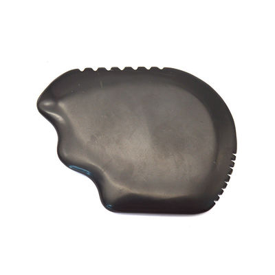 2024 Producto Piedra Bian Negro Facial Jade Guasha Gua Sha Scraping Herramienta de masaje para SPA Relajante Masaje Muscular Facial