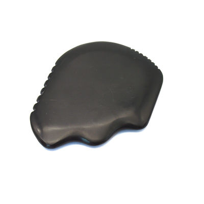 2024 Producto Piedra Bian Negro Facial Jade Guasha Gua Sha Scraping Herramienta de masaje para SPA Relajante Masaje Muscular Facial