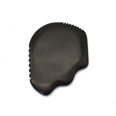 2024 Producto Piedra Bian Negro Facial Jade Guasha Gua Sha Scraping Herramienta de masaje para SPA Relajante Masaje Muscular Facial