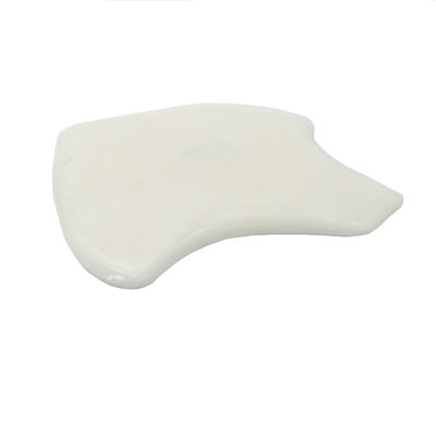 Jade Blanco Gua Sha herramienta de masaje para masajeador facial y cuerpo SPA acupuntura acupresión 9.5cm*7.5cm*0.7cm