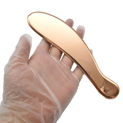 Guasha de cobre Terapia física Quiropráctica IAS TM Herramientas de Gua Sha metálicas en color rosa dorado para la movilización de tejidos blandos