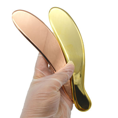 Guasha de cobre Terapia física Quiropráctica IAS TM Herramientas de Gua Sha metálicas en color rosa dorado para la movilización de tejidos blandos