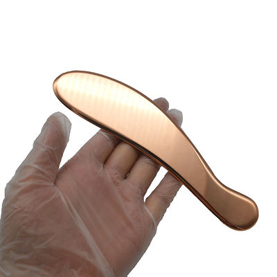 Guasha de cobre Terapia física Quiropráctica IAS TM Herramientas de Gua Sha metálicas en color rosa dorado para la movilización de tejidos blandos