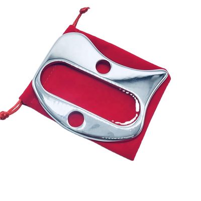 Grado alimenticio de acero inoxidable Gua Sha tabla en forma de Guasha raspado herramienta de masaje para masaje facial