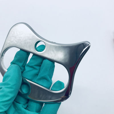 Grado alimenticio de acero inoxidable Gua Sha tabla en forma de Guasha raspado herramienta de masaje para masaje facial