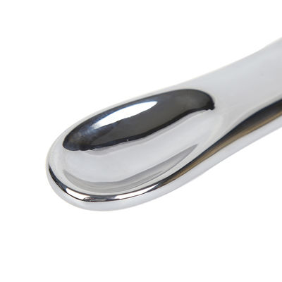 Masajista facial de lujo plata terahercios piedra gua sha cosmética crema para ojos espátula para el cuidado de la belleza herramientas cosméticas