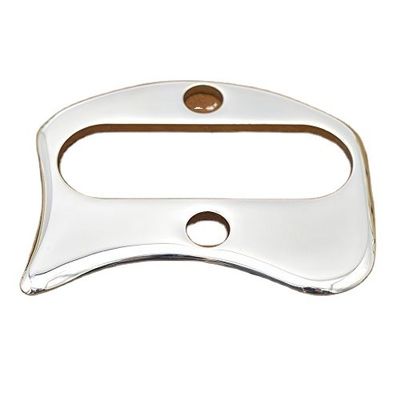 Herramienta de Gua Sha de acero inoxidable para masajeador de cuerpo Herramientas de masaje de raspado Aproximadamente 9.8cm*7.5cm Masaje de Guasha de metal