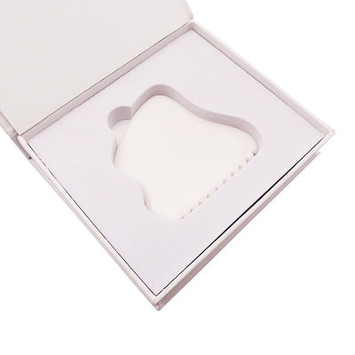 Masajista corporal piedra Gua Sha de jade blanco para masaje facial y de cuello mejor opción