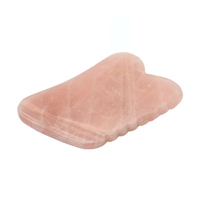 2024 Cuarzo rosa verde aventurina fluorita Gua Sha Herramientas para el levantamiento facial y antienvejecimiento Promueven la desintoxicación de la piel