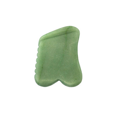 2024 Cuarzo rosa verde aventurina fluorita Gua Sha Herramientas para el levantamiento facial y antienvejecimiento Promueven la desintoxicación de la piel