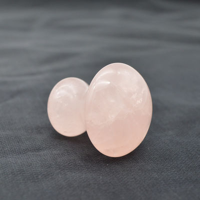 2024 Masaje personalizado del cuerpo Rosa Rosa Cuarzo Hongo Gua Sha Piedra Herramienta de masaje con aspecto pulido