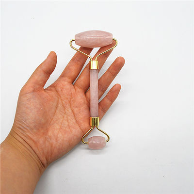 Masaje facial y cuidado de la piel Necesidades de Cuarzo Rosa Gua Sha Conjunto con 90mm de longitud