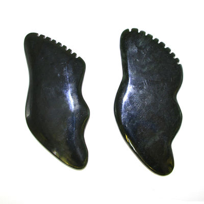 Masajeador facial El cuerpo original de Nefrita Masaje de piedra Guasha Gua Sha Jade para SPA Acupuntura Tratamiento de puntos de terapia