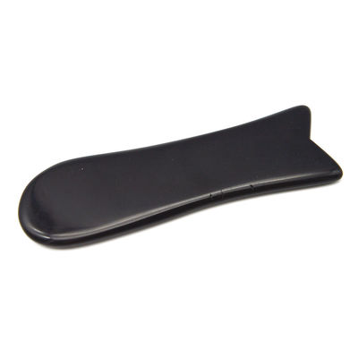 115 mm Obsidiano Negro Gua Sha Herramienta La solución definitiva anti envejecimiento y rejuvenecimiento facial