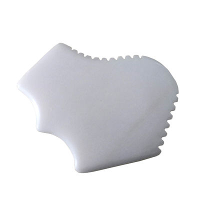 Masajista 2024 Diseño Natural Jade Blanco Gua Sha Tabla para raspaduras Terapia Herramientas de Piedra Masajista