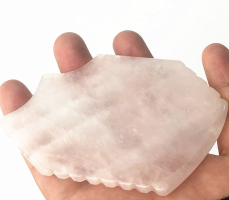 Área de masaje corporal Función musical Gua Sha raspador de piel Jade Cuarzo Rosa Masajeador facial con entrenamiento en el lugar