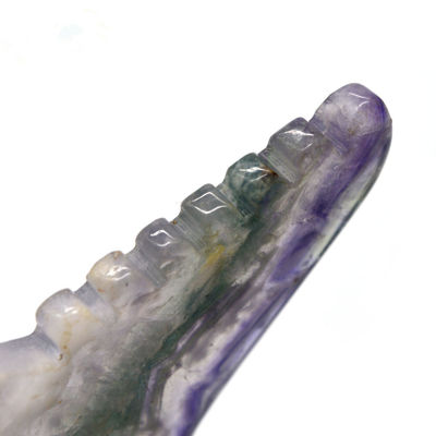 Herramientas de masaje de raspado natural Fluorito Jade Gua Sha Board OEM ODM para Herramientas de masaje