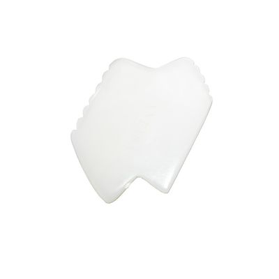 Disponible Logotipo Natural de Jade Blanco Gua Sha Tratamiento de raspado Guasha Herramientas para masaje corporal y facial con fisioterapia infrarroja