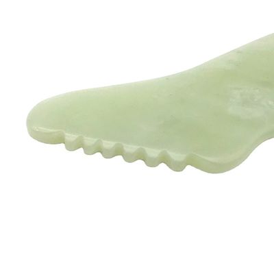 Personalizado Xiuyn natural Jade Guasha herramienta de piedra raspado masaje Gua Sha tabla para la belleza con certificado y logotipo personalizado
