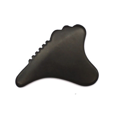 Área de masaje de cuerpo completo Auténtico negro Facial ecológico Gua Sha herramienta Masajista facial 105 * 77mm 114 * 74mm 2 piezas AKBS-030