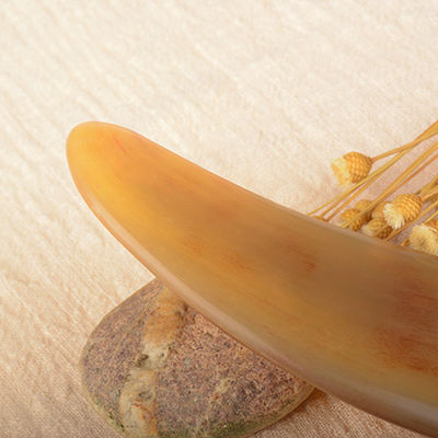 OEM / ODM Acceptable Cuerno de buey Guasha herramienta de masaje para la cara y el cuerpo herramienta de piedra natural Gua Sha