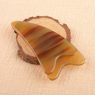 OEM / ODM Acceptable Cuerno de buey Guasha herramienta de masaje para la cara y el cuerpo herramienta de piedra natural Gua Sha