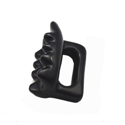 OEM ODM Mejor masajeador facial para cuidado personal herramienta de belleza Gua Sha Natural Negro Piedra Bian Guasha Cepillo Masajeador corporal