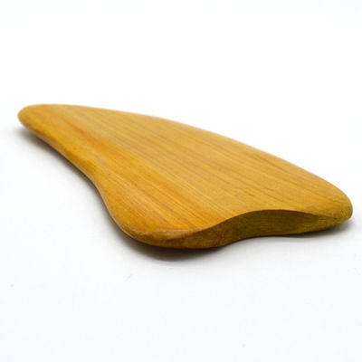 Herramienta de Gua Sha de madera natural para raspado facial Masaje de control manual por cable Masajista facial Raspado de tabla de madera