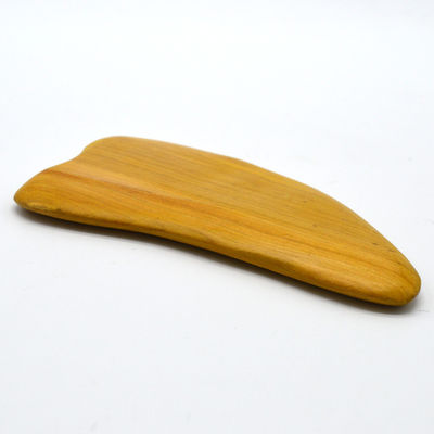 Herramienta de Gua Sha de madera natural para raspado facial Masaje de control manual por cable Masajista facial Raspado de tabla de madera