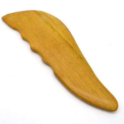 Herramienta de Gua Sha de madera natural para raspado facial Masaje de control manual por cable Masajista facial Raspado de tabla de madera