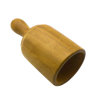 Guasha de madera amarilla Masaje de ventosas Conjunto de terapia de madera Guasha Sha herramientas corporales herramientas de masaje de salud de madera herramientas con función musical