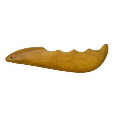 Masajeador de madera fragante Serie Gua Sha Tabla para la madera natural Guasha Scraper Tabla de borde liso para la cara