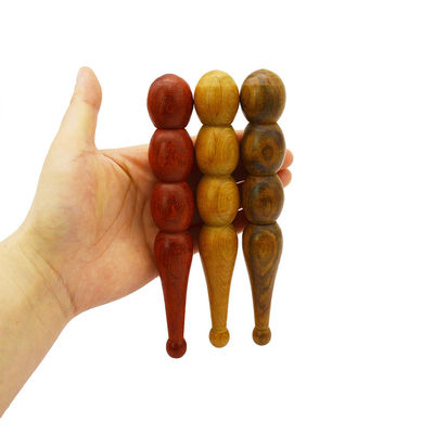 Propiedades Masajista Acupuntura de mano de madera Masaje Pluma manual Reflexología facial Herramienta para la relajación de tejidos profundos