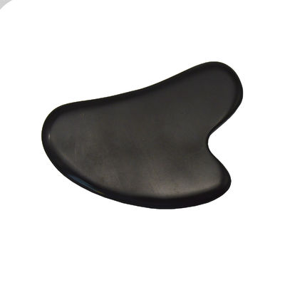 Forma de corazón Piedra Bian Jade Guasha Piedra Gua Sha Herramientas con función de control de tiempo y medida de 78 * 54 * 5mm