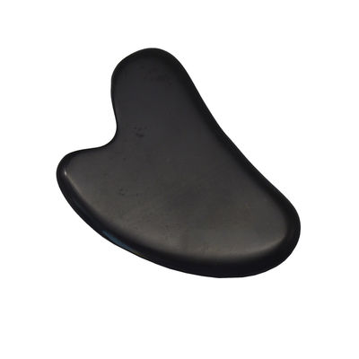 Forma de corazón Piedra Bian Jade Guasha Piedra Gua Sha Herramientas con función de control de tiempo y medida de 78 * 54 * 5mm