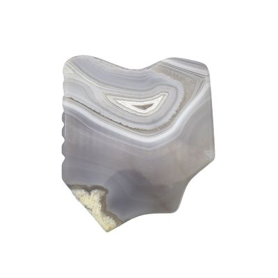 Cuidado de la salud corporal Agate gris rayado Jade Gua Sha Stone Guasha Tabla de masaje personalizado Herramienta de terapia de raspado para rostro y cuerpo