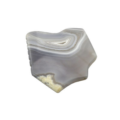 Cuidado de la salud corporal Agate gris rayado Jade Gua Sha Stone Guasha Tabla de masaje personalizado Herramienta de terapia de raspado para rostro y cuerpo