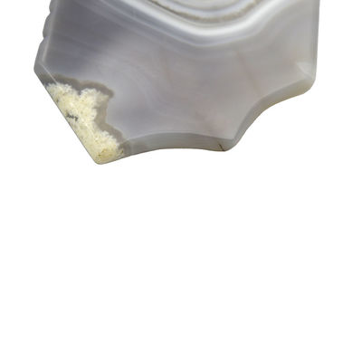 Cuidado de la salud corporal Agate gris rayado Jade Gua Sha Stone Guasha Tabla de masaje personalizado Herramienta de terapia de raspado para rostro y cuerpo