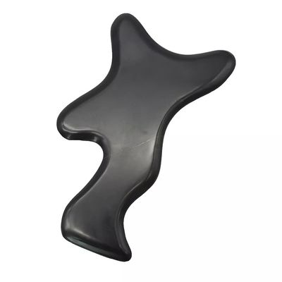 Piedra Bian Negro Grande Gua Sha Drenaje Linfático Herramienta de masaje para cuello espalda hombro cintura glúteos terapia corporal Herramientas de masaje
