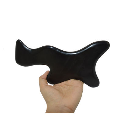 Piedra Bian Negro Grande Gua Sha Drenaje Linfático Herramienta de masaje para cuello espalda hombro cintura glúteos terapia corporal Herramientas de masaje