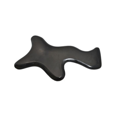 Piedra Bian Negro Grande Gua Sha Drenaje Linfático Herramienta de masaje para cuello espalda hombro cintura glúteos terapia corporal Herramientas de masaje