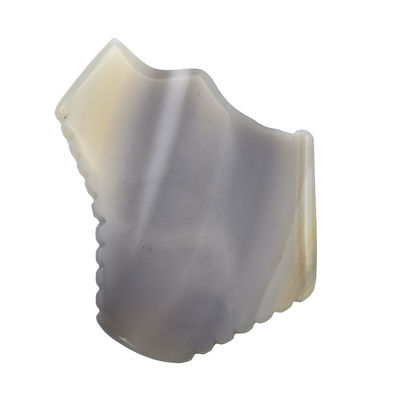 9.2*5.7*0.35 Agate Gua Sha Herramientas de piedra para el masaje facial Rosa Negro Gris Blanco Gris Masajista Facial Salud