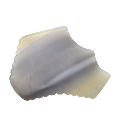 9.2*5.7*0.35 Agate Gua Sha Herramientas de piedra para el masaje facial Rosa Negro Gris Blanco Gris Masajista Facial Salud