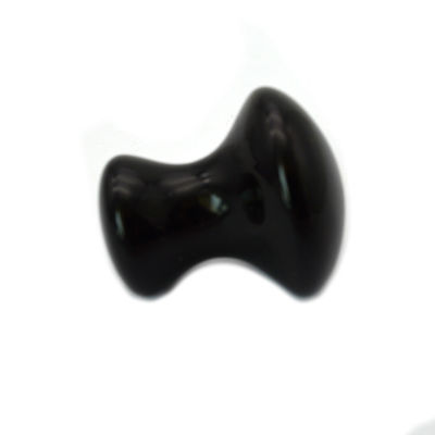 Kit de masaje de piedra de jade natural pulida con Aventurina verde en forma de hongo y piedras de obsidiana negra para Gua Sha