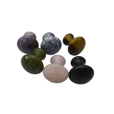 40 mm de altura 30 mm de diámetro piedra de masaje de cuarzo rosa en forma de hongo