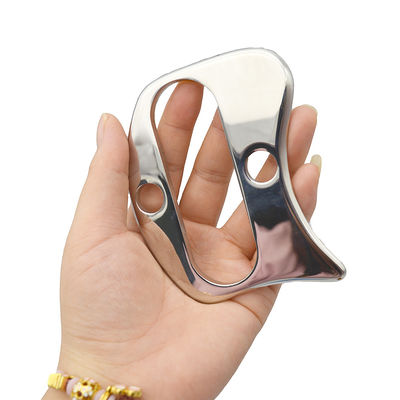 2024 Masajista de acero inoxidable de raspado de masaje Gua Sha herramienta IAS TM Guasha liberación de la relajación muscular producto de atención médica