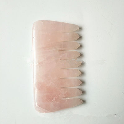 Herramienta de masaje natural de cuarzo rosa Gua Sha para el modo de terapia No abk-140 OEM ODM aceptable