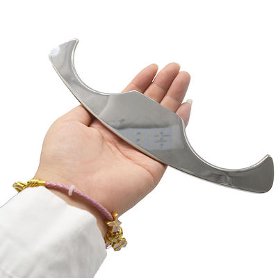 Masajista 2024 Gua Sha Tabla de raspado Herramienta de masaje de acero inoxidable Retro Meridiano de raspado Guasha para OEM ODM