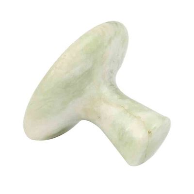 Piedra de masaje en forma de hongo verde para masaje de tejidos profundos y modo de masaje SPA relajante No abkgs-022