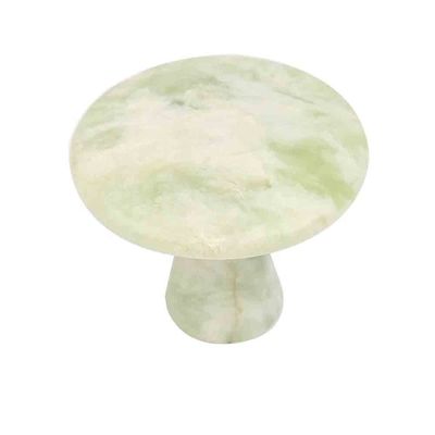 Piedra de masaje en forma de hongo verde para masaje de tejidos profundos y modo de masaje SPA relajante No abkgs-022
